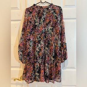 Long sleeve - flowy midi dress